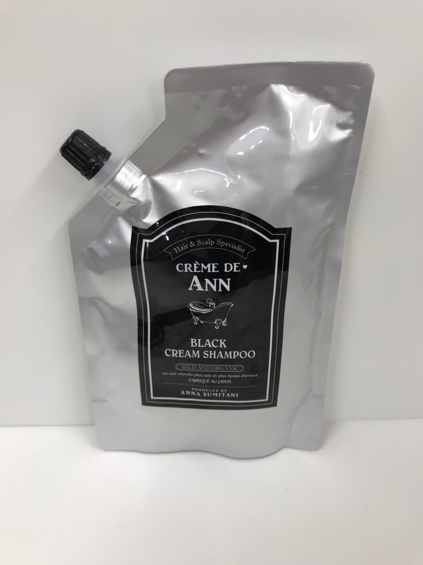 C191 K CREME DE ANN　クレムドアン ブラッククリームシャンプー 300g　フタ小